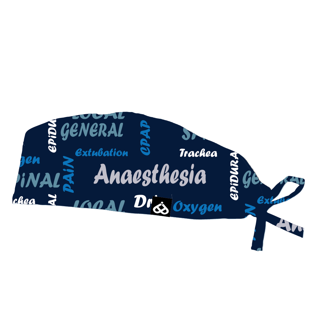 Anesthesia terms_ Maxi Navy Blue